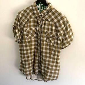 Women’s plaid Harley Davidson shirt sz L